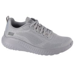 Buty do chodzenia damskie Skechers 117209LTGY. Szare obuwie sportowe damskie Skechers, bez wzorów, z materiału, bez zapięcia, trekkingowe, Skechers Sport. Za 262.99 zł.