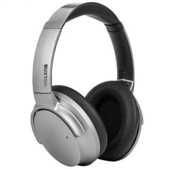 BUXTON BHP-18000 - Słuchawki Bluetooth nauszne srebrne. Szare słuchawki bezprzewodowe Buxton. Za 271.99 zł.