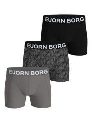Bjorn_borg ORGANIC COTTON STRETCH Bokserki 3 szt. — bawełna recyklingowa –. Bokserki męskie Björn Borg, bez wzorów, z bawełny. Za 312.50 zł.
