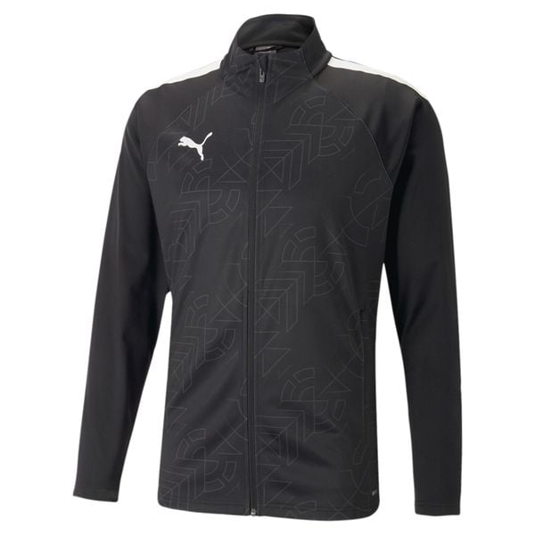 Kurtka z dresu Puma teamLIGA Graphic. Czarne kurtki męskie Puma, m, bez wzorów, z dresówki, bez kaptura. Za 190.80 zł.