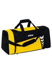 Torba sportowa Erima Six Wings. Czarne torby na ramię męskie Erima, z materiału, na ramię. Za 153.00 zł.