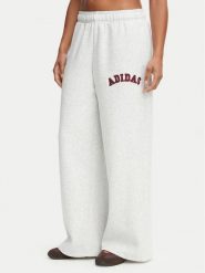 Adidas Spodnie dresowe Adidas Damskie 3-Stripes KU0333 Szary Loose Fit. Szare spodnie dresowe damskie Adidas, bez wzorów, z dresówki. Za 238.99 zł.