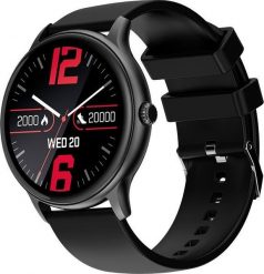 Smartwatch MaxLife MXSW-100 Czarny (OEM0300487). Czarne zegarki smartwatch MaxLife, bez wzorów. Za 142.51 zł.