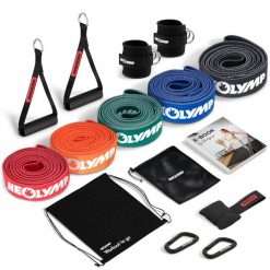 Zestaw Allround Basic 5 poziomów oporu z torbą i przedłużką chwytu. Brązowe torby sportowe męskie NEOLYMP, bez wzorów, z bawełny. Za 548.00 zł.