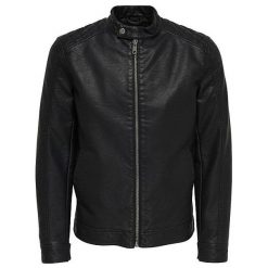 ONLY&SONS Męska kurtka Kris Czarny Pu Jacket (rozmiar S). Czarne kurtki męskie Only&Sons, m, bez wzorów, bez kaptura. W wyprzedaży za 134.00 zł.