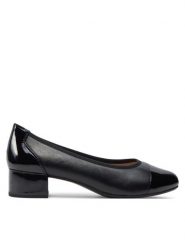 Caprice Czółenka 9-22500-42 Czarny. Czarne czółenka damskie Caprice, bez wzorów, ze skóry, bez obcasa, bez zapięcia. Za 227.99 zł.