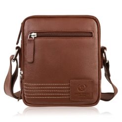 Listonoszka saszetka męska skórzana na ramię koniakowa Paolo Peruzzi AY-27-CG. Saszetki i nerki męskie ze skóry, na ramię. Za 159.00 zł.