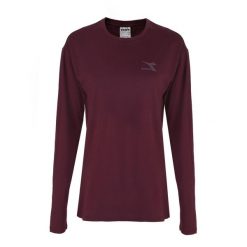 Koszulka damska DIADORA L.T-SHIRT LS CHROMIA XS. Czarne bluzki damskie Diadora, l, bez wzorów, bez kołnierzyka, bez ramiączek. Za 39.99 zł.