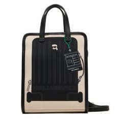 Torebka KARL LAGERFELD. Brązowe shopperki damskie KARL LAGERFELD, bez wzorów, bez dodatków. Za 429.99 zł.