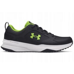 Buty sportowe dla mężczyzn Under Armour UA Charger EDGE. Czarne buty sportowe męskie Under Armour, bez wzorów, bez zapięcia, na fitness i siłownię. W wyprzedaży za 209.00 zł.