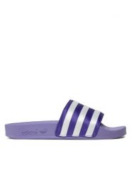 Adidas Klapki adilette W GX8637 Fioletowy. Fioletowe klapki damskie Adidas, bez wzorów, z materiału, bez obcasa, bez zapięcia. Za 199.99 zł.