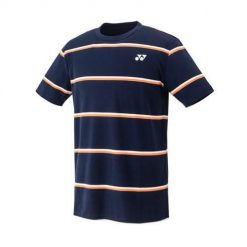 Koszulka sportowa męska Yonex CTM166203118. Niebieskie koszulki sportowe męskie YONEX, l, bez wzorów, z bawełny, bez ramiączek, trekkingowe. Za 355.00 zł.