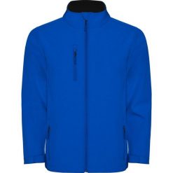 Męska Kurtka Soft Shell Nebraska. Niebieskie kurtki męskie ROLY, m, bez wzorów, sportowe, bez kaptura. Za 138.99 zł.