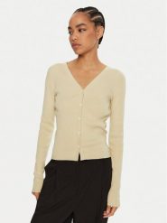 Calvin Klein Jeans Kardigan J20J224239 Zielony Regular Fit. Zielone kardigany damskie Calvin Klein Jeans, l, bez wzorów, z bawełny, bez kołnierzyka. Za 249.99 zł.