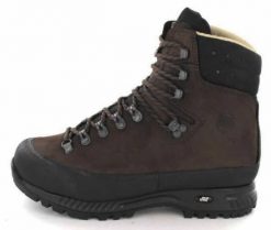 Buty trekkingowe męskie Hanwag Yukon. Brązowe trekkingi męskie Hanwag, z nubiku, przed kolano, bez zapięcia. Za 1,428.89 zł.