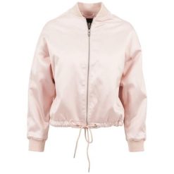 Parka dla kobiet Urban Classic satin kimono. Czerwone parki damskie Urban Classics, na zimę, bez wzorów, bez kaptura. Za 338.00 zł.