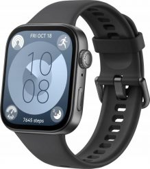 Smartwatch Huawei Watch Fit 3 Czarny (Solo-B09S). Czarne zegarki smartwatch Huawei, bez wzorów. Za 515.70 zł.
