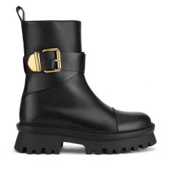 Botki Badura. Czarne botki damskie Badura, bez wzorów, bez obcasa, na płaskiej podeszwie, bez zapięcia. Za 449.99 zł.