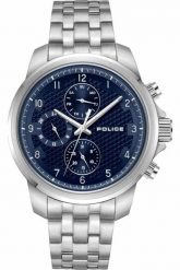 Zegarek Police Zegarek Męski Police PEWJK0021505 Srebrzysty. Zegarki męskie Police, bez wzorów. Za 434.68 zł.
