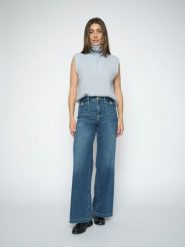 MOS MOSH Dżinsy - MMColette Nagato Kobiety Bawełna niebieski, 31. Niebieskie jeansy damskie Mos Mosh, bez wzorów, z bawełny, retro, z podwyższonym stanem. Za 599.95 zł.