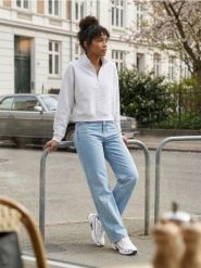 Dresowa bluza half-zip z cyrkoniami - szary. Szare bluzy damskie Sinsay, l, bez wzorów, z dresówki, bez ramiączek, bez kaptura. Za 49.99 zł.