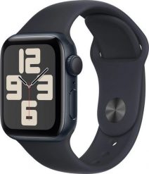 Smartwatch Apple Watch SE GPS + Cellular 40mm Midnight Alu Sport S/M Granatowy (MXGC3ET/A). Niebieskie zegarki smartwatch Apple, bez wzorów. Za 1,264.99 zł.