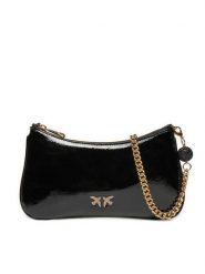 Pinko Torebka Arthemis Shoulder Mini . AI 24-25 PLTT 103512 A1YR Czarny. Czarne torebki do ręki damskie Pinko, bez wzorów, ze skóry, bez dodatków. Za 639.99 zł.