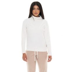 Leone 1947 Warm Touch Damen Rollkragen-Bluza zimowa ze Strickeinsätzen. Białe bluzy damskie LEONE 1947 APPAREL, na zimę, bez wzorów, bez ramiączek, bez kaptura. Za 206.29 zł.