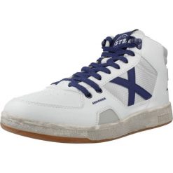 Buty MUNICH DOME 17 Biały. Białe buty zimowe męskie munich, bez wzorów, ze skóry, bez obcasa, bez zapięcia. Za 400.75 zł.