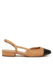 Aldo Czółenka Clementinne 13773283 Beżowy. Brązowe czółenka damskie Aldo, bez wzorów, ze skóry, bez obcasa, bez zapięcia. Za 179.99 zł.