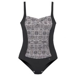 Strój kąpielowy Giselle. Czarne stroje kąpielowe damskie LASCANA, bez wzorów, z elastanu. Za 381.00 zł.