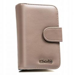Portfel damski 4U Cavaldi N126-APU-BL beżowy. Brązowe portfele damskie 4U Cavaldi, z materiału. Za 31.99 zł.