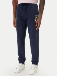 Aeronautica Militare Spodnie dresowe 261PF1021UF00674 Granatowy Regular Fit. Niebieskie spodnie sportowe męskie Aeronautica Militare, m, bez wzorów, z bawełny. Za 459.99 zł.