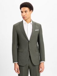 JOOP! kurtka modułowa - Finch Mężczyźni Modern Fit Wełna zielony, 52. Zielone kurtki męskie JOOP!, m, bez wzorów, z wełny, klasyczne, bez kaptura. Za 1,399.95 zł.