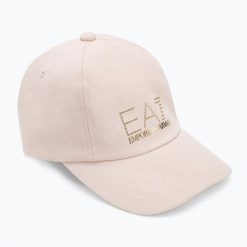 Czapka z daszkiem damska EA7 Emporio Armani Train Evolution. Czerwone czapki damskie EA7 Emporio Armani, bez wzorów, z bawełny. Za 209.99 zł.