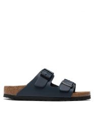 Birkenstock Klapki Arizona Bs 0051153 Granatowy. Niebieskie klapki damskie Birkenstock, bez wzorów, ze skóry, bez obcasa, bez zapięcia. Za 379.99 zł.