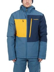 Kurtka Narciarska Męska Fundango Atlas. Brązowe kurtki sportowe męskie FUNDANGO, na zimę, m, bez wzorów, z materiału, bez kaptura, narciarskie. Za 599.00 zł.