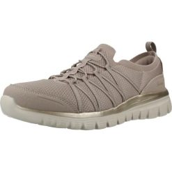 Buty SKECHERS GRACEFUL PURECRUSH Szary. Szare obuwie trekkingowe damskie Skechers, z syntetyku, bez zapięcia. Za 269.99 zł.