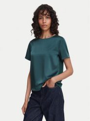 Weekend Max Mara Bluzka Gilbert 2625946041 Zielony ciemny Regular Fit. Zielone bluzki damskie Weekend Max Mara, m, bez wzorów, z syntetyku, bez kołnierzyka, bez ramiączek. Za 474.99 zł.