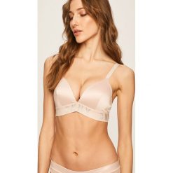 Dkny - Biustonosz. Czerwone biustonosze DKNY, bez wzorów, z elastanu. Za 249.90 zł.