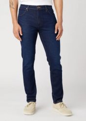 MESKIE SPODNIE WRANGLER LARSTON LANDED 112341469. Jeansy męskie Wrangler, z jeansu. Za 219.99 zł.