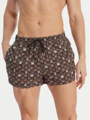 BOSS Szorty kąpielowe Cala 50539294 Czarny Regular Fit. Czarne kąpielówki męskie Boss, m, bez wzorów, z syntetyku. Za 339.99 zł.