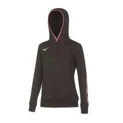 Bluza damska z kapturem Mizuno. Czarne bluzy damskie Mizuno, m, bez wzorów, bez ramiączek, z kapturem. Za 227.00 zł.