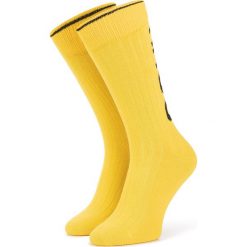 Skarpety Wysokie Unisex HUGO - Bs Rib Logo Cc 50416642 731. Żółte skarpetki damskie Hugo, bez wzorów, z bawełny. Za 65.00 zł.