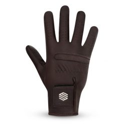 Rękawica golfowa Siroko Fescue Dark Brown Right. Brązowe rękawiczki damskie SIROKO, bez wzorów, ze skóry. Za 97.00 zł.
