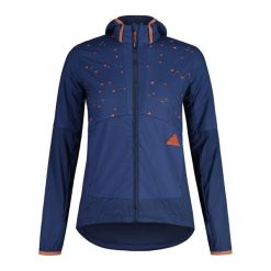 Kurtka skiturowa damska Maloja WinterflowerM. Niebieskie kurtki sportowe damskie Maloja, na zimę, xl, bez wzorów, bez ramiączek, bez kaptura, narciarskie. Za 589.99 zł.