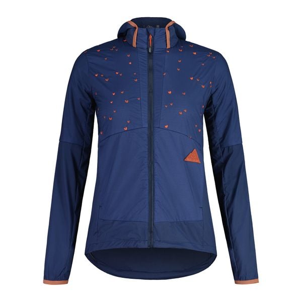 Kurtka skiturowa damska Maloja WinterflowerM. Niebieskie kurtki sportowe damskie Maloja, na zimę, xl, bez wzorów, bez ramiączek, bez kaptura, narciarskie. Za 589.99 zł.