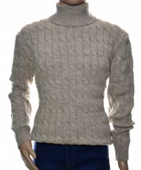 Ciepły wełniany sweter męski z golfem szetland golf z wełny 3XL XXXL beżowy. Brązowe swetry męskie Ombre, m, bez wzorów, z wełny, bez kołnierzyka, bez ramiączek. Za 272.31 zł.