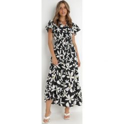 Czarna Sukienka Marrie. Czarne sukienki damskie Born2be, na lato, l, bez wzorów, bez kołnierzyka, bez ramiączek, maxi, kopertowe. Za 79.99 zł.
