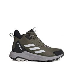 Buty turystyczne adidas Terrex Anylander Zielony. Zielone obuwie trekkingowe damskie Adidas, z materiału, bez zapięcia. Za 388.25 zł.